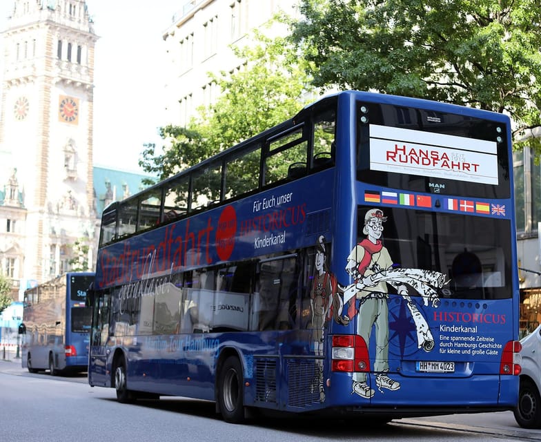1-Day Hop-on/Hop-off Bus Tour of Hamburg Line D - Key points at a glance