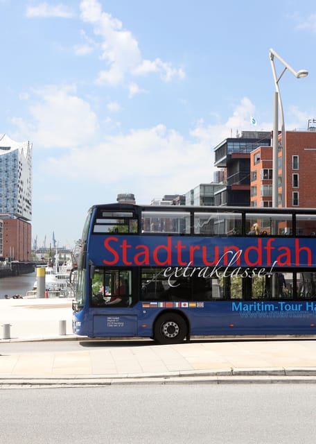 1-Day Hop-on/Hop-off Bus Tour of Hamburg Line D - Starting at Hamburg Central Station