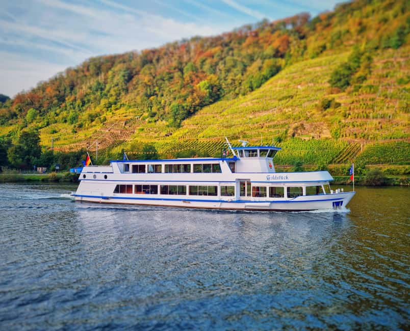 2-River Day-trip by boat to Koblenz and return from Alken - Two and a half hours at Deutsches Eck