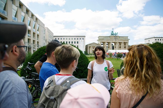 All of Berlin (city panorama) - The Holocaust Memorial and Brandenburg Gate