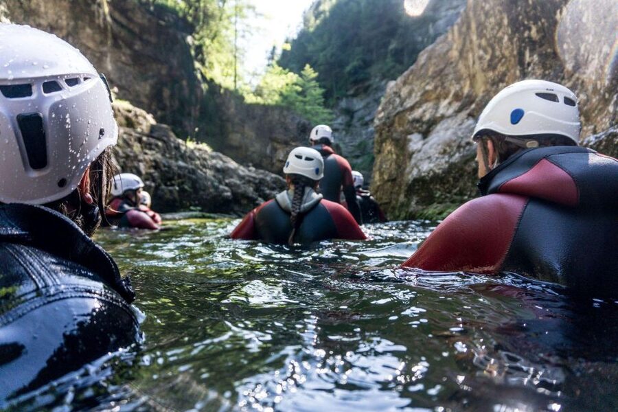 Bavaria: Schneizlreuth Canyoning for Beginners - Getting fitted and learning the basics