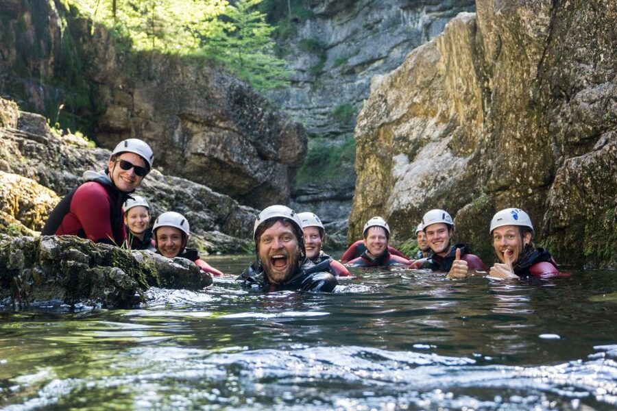 Bavaria: Schneizlreuth Canyoning for Beginners - Following the mountain stream into the gorge