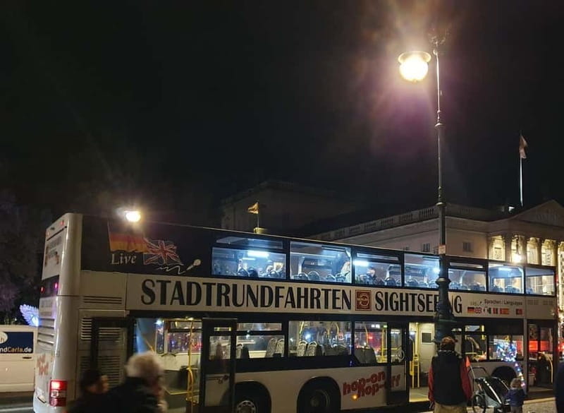Berlin: Bus Tour by Night with Live Commentary - Alexanderplatz and its red town hall