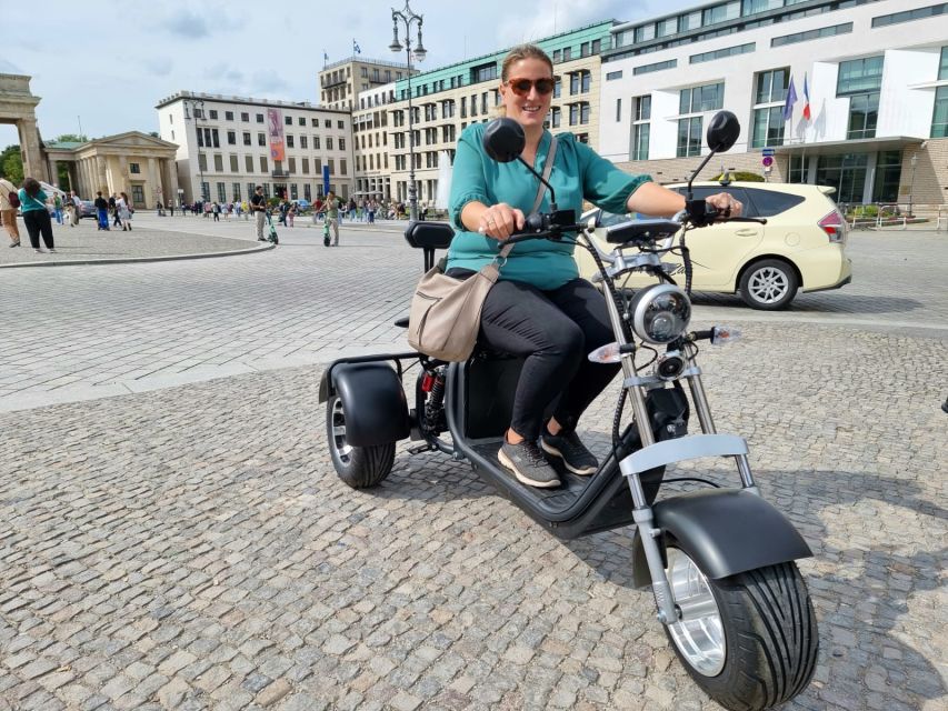 Berlin City: 2 Hour Guided Fat Tire E-Scooter Tour - Checkpoint Charlie and the Berlin Wall story