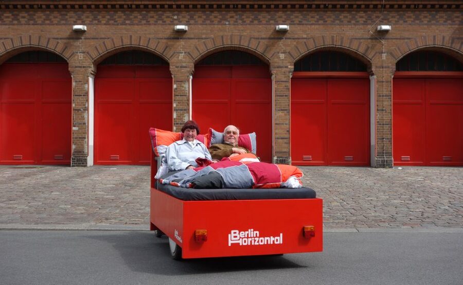 Berlin: City Sightseeing Tour in a Unique BedBike - Starting beneath the TV Tower at Alexanderplatz