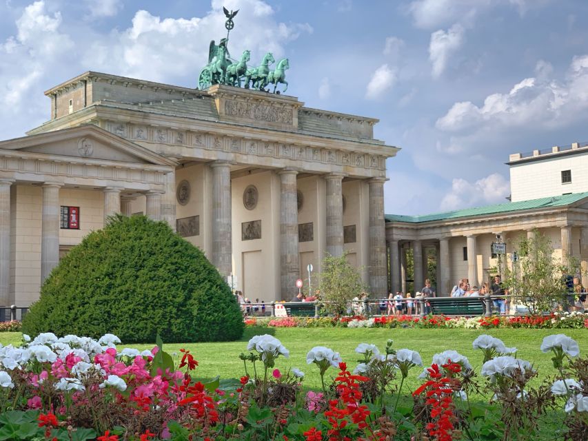 The Brandenburg Gate from the Tiergarten side on a clear morning