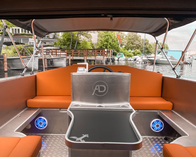 Berlin: Electric Boat Rental for self-driving 2 hrs - Is $322 good value for 12 people?