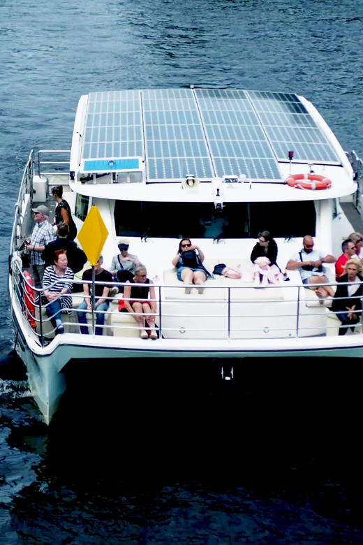 Berlin: Exclusive Boat Tour on a Solar-Powered Catamaran - A quiet start behind the nhow Hotel