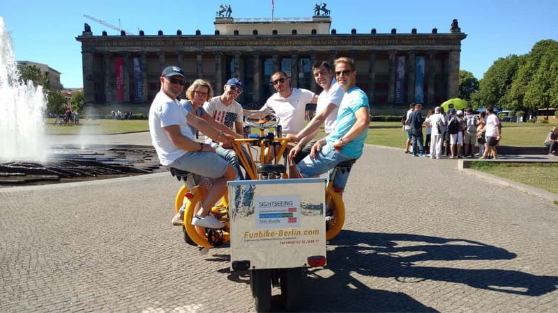 Berlin: Fun Private Guided Sightseeing Tours with Teambikes - Why a team bike works well in Berlin