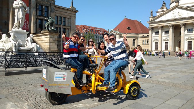 Berlin : Guided Private Sightseeing Tours with Funbikes, Teambikes - A refreshment break at Gendarmenmarkt