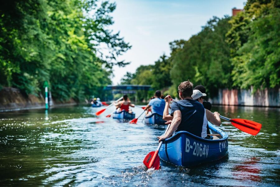 Berlin: Guided Tour by Canoe - Länderdreieck and the old industrial port