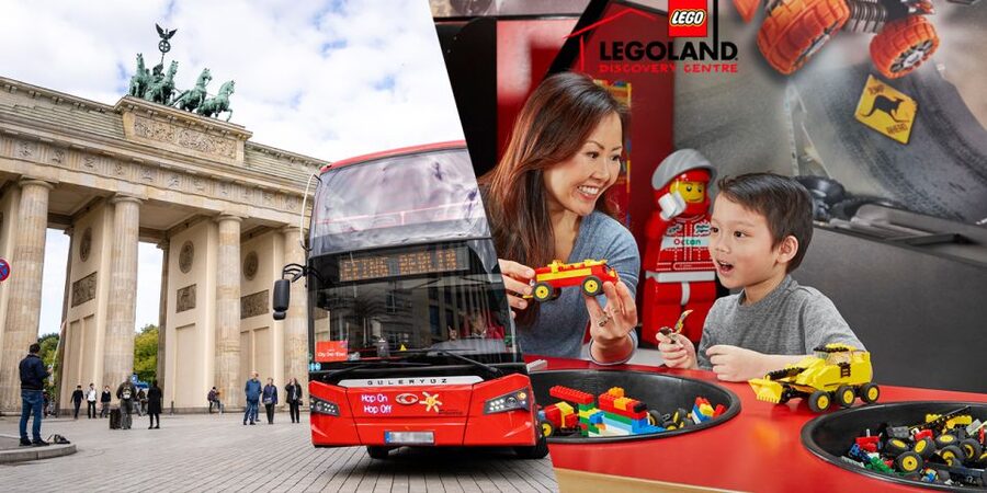 Berlin: Hop-On Hop-Off Bus & LEGOLAND Discovery Centre - The 2.5-hour bus ride: a fast first look at Berlin