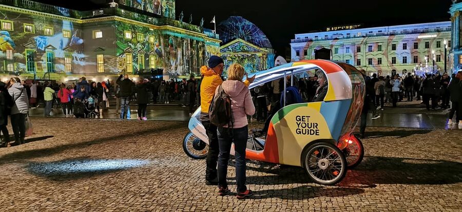 Berlin: Illuminated Berlin by Bike Taxi - Why a bike taxi works well for Berlin’s light festival
