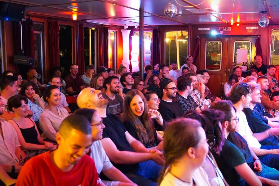 Berlin: Laughing Spree Comedy Show on a Boat - Tuesday, Thursday, and Friday show formats