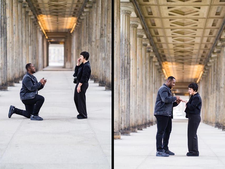 Berlin Love Story: Surprise Proposal Photography Session - How the Secret Proposal Is Set Up