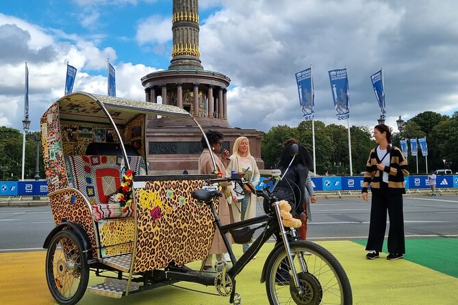 Berlin Rickshaw Tours Historical & Photo City Tour 120min - Sightseeing - The Holocaust Memorial calls for a respectful pause