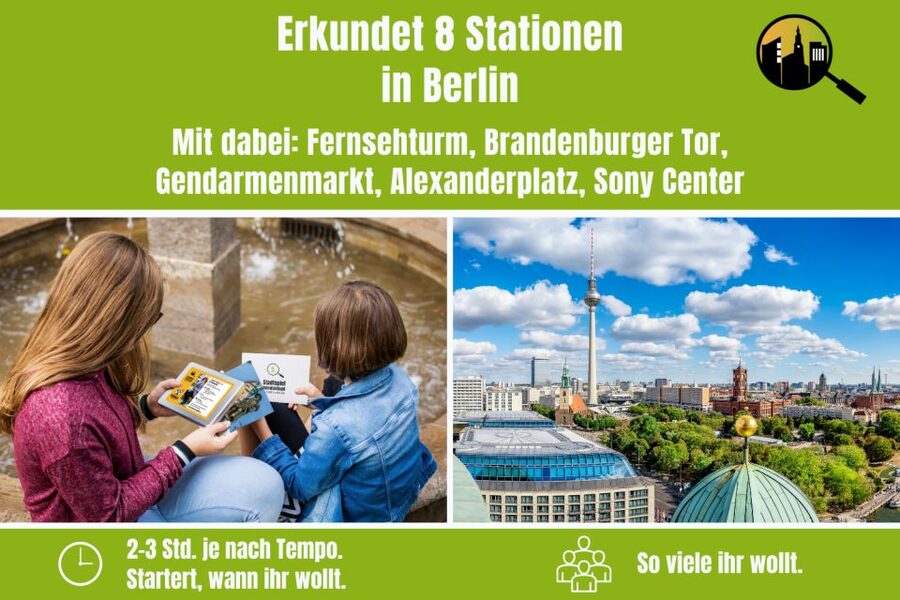 Berlin: Self-Guided Family and School Class Scavenger Hunt - Beginning at Alexanderplatz and the TV Tower