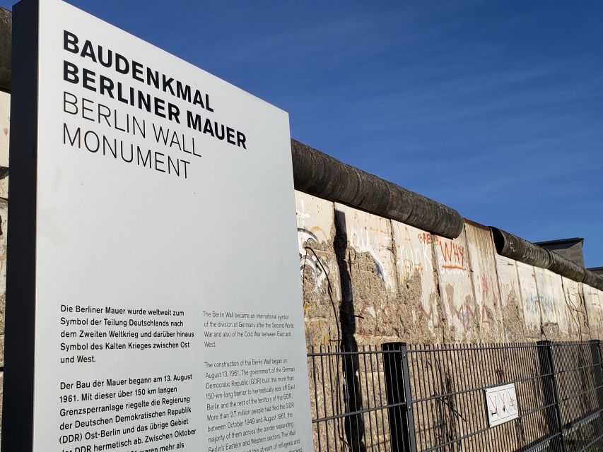 Berlin: The Wall and Cold War - a Private Walking Tour - Key points at a glance