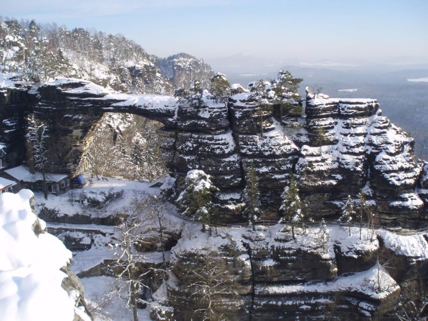 Bohemia & Saxon Switzerland Winter Day Tour from Prague - Lunch at a local restaurant