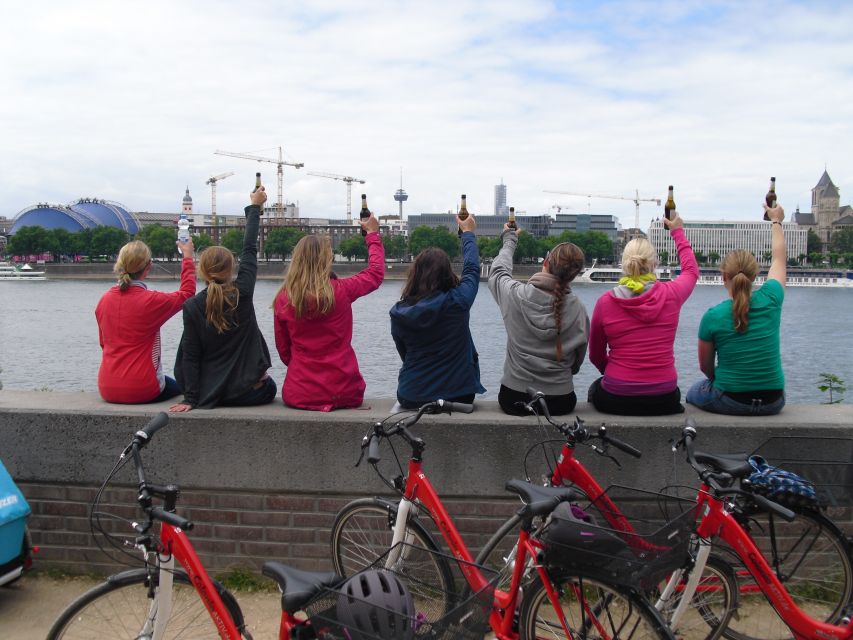 Cologne: 3-Hour Guided Bike Tour - Cycling north along the Rhine
