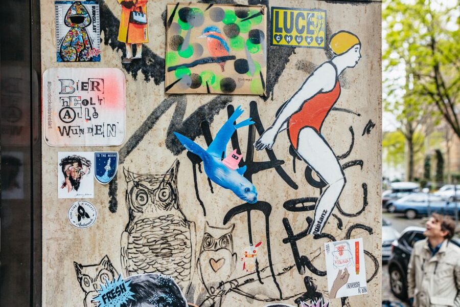 Cologne: Ehrenfeld Street Art Bike Tour - Colonius Tower and MediaPark on the return