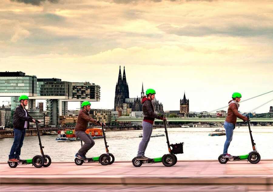 Cologne: Guided E-Scooter Tour - Starting beside the Rhine in Deutz