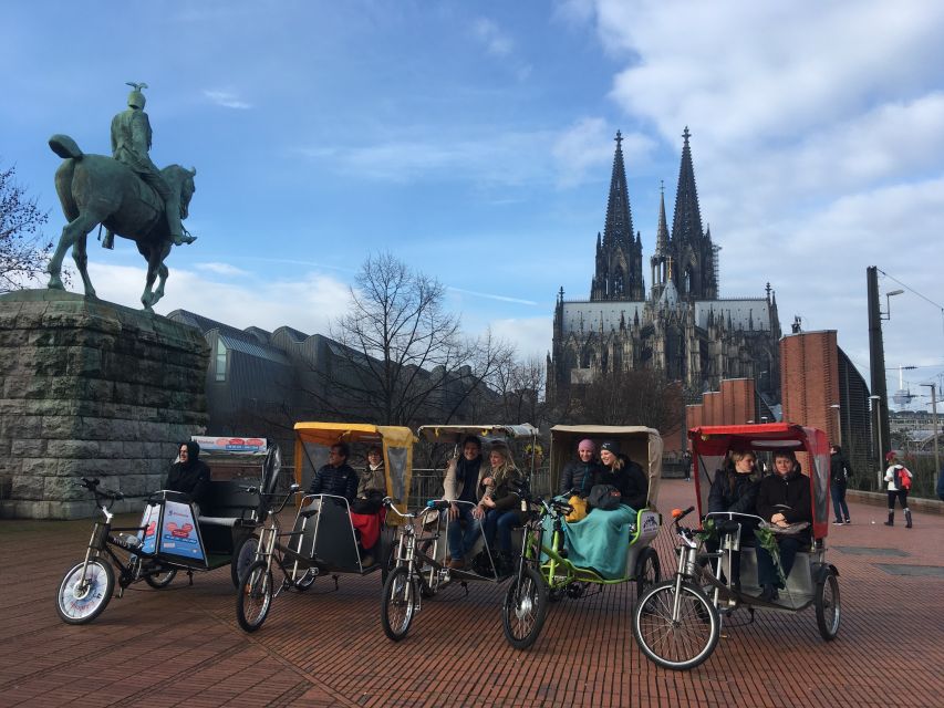 Cologne: Private Rickshaw Tour - Choosing the Rhine harbor finish