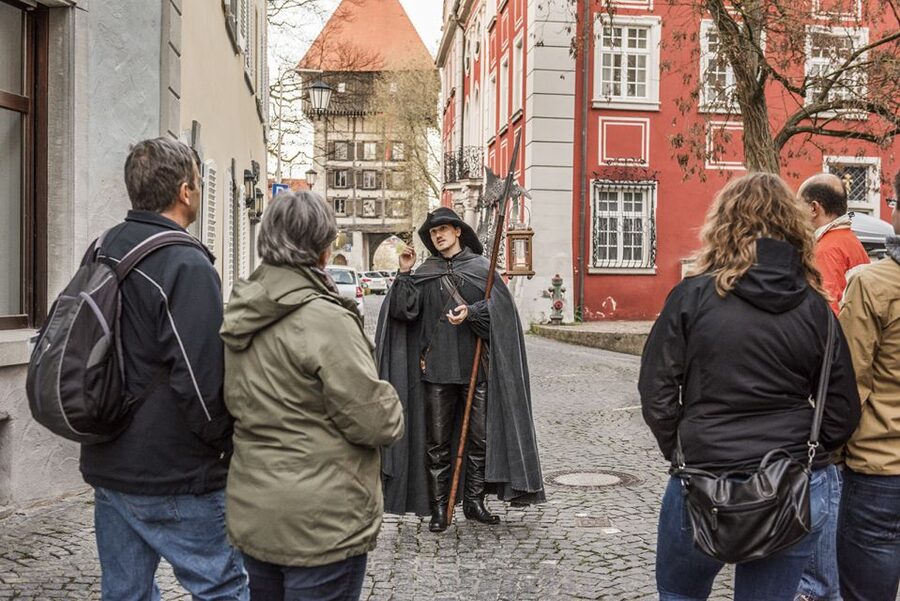 Constance: 1.5-Hour Night Watchman City Tour - Entering the Niederburg after dark
