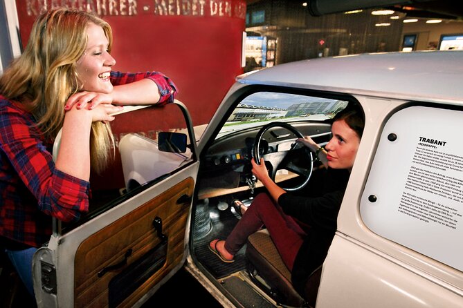 DDR Museum Berlin Admission Ticket - The Trabant display and virtual East Berlin