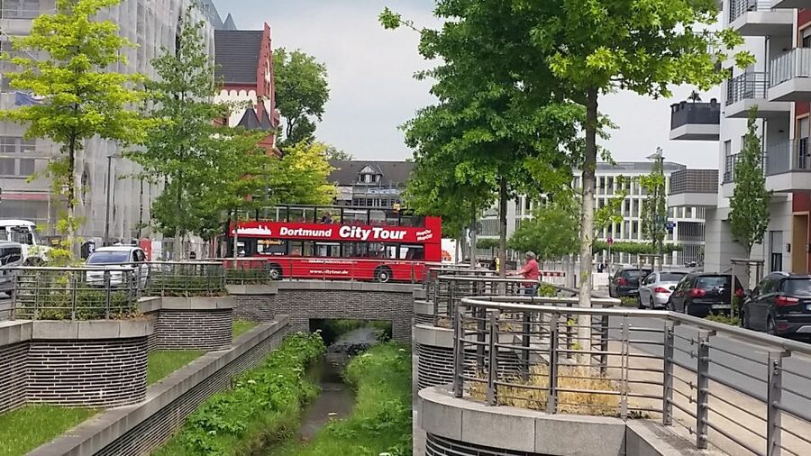 Dortmund: 24-Hour Hop-On Hop-Off Sightseeing Bus Ticket - Dortmund Harbour and the DASA stop