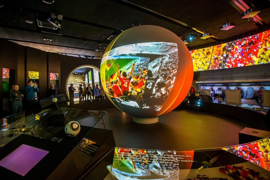 Dortmund: German Football Museum - Starting at Platz der Deutschen Einheit 1 in Dortmund