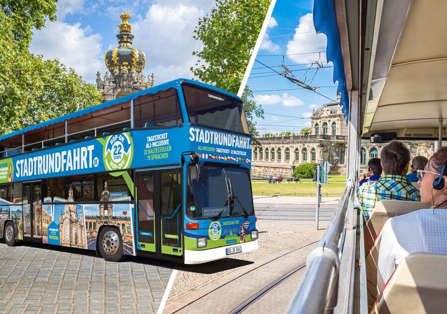 Dresden: 1-Day Hop-On-Hop-Off Bus Tour - Start at Zwinger and see Dresden in one sweep