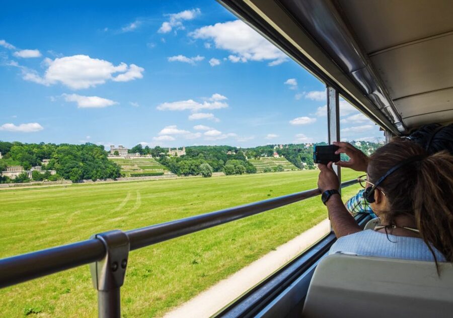 Dresden: 1-Day Hop-On-Hop-Off Bus Tour - From the river to Großer Garten and the Transparent Factory