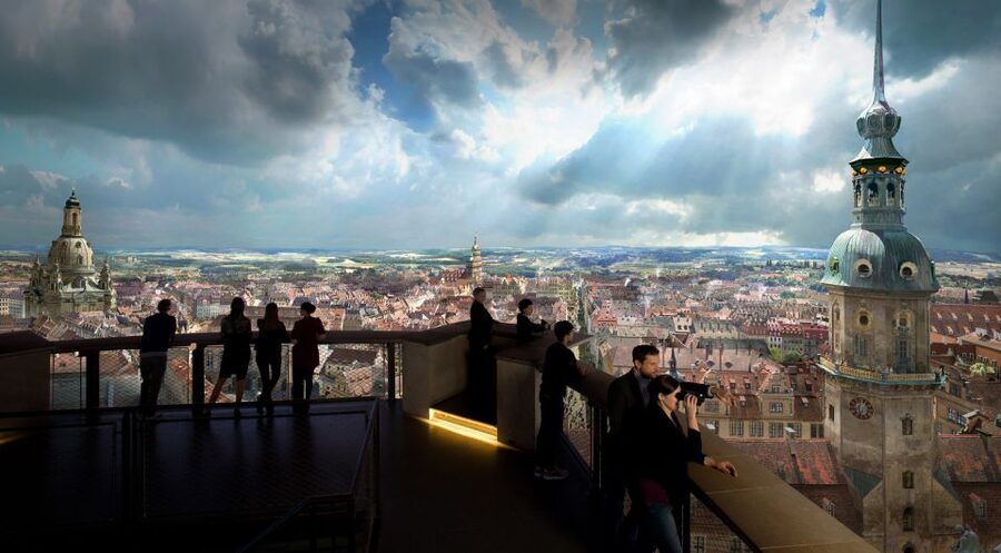 Dresden: Guided City Walk and Panometer Entrance Ticket - From the Reformation to the events of 1989