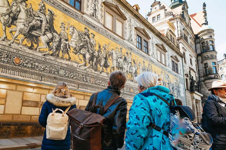 Dresden: Guided City Walk with a Cup of Coffee - Stallhof and Fürstenzug: Dresden’s courtly side