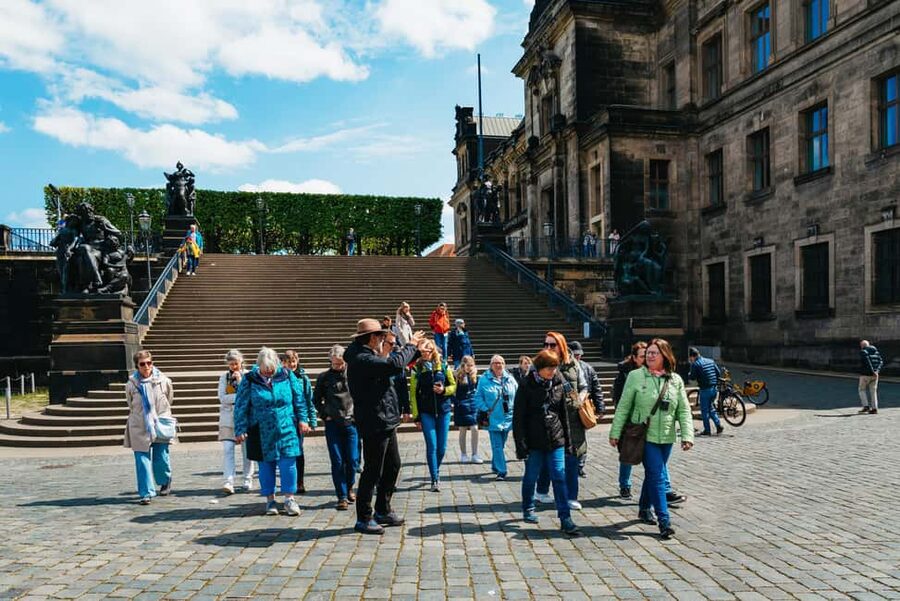 Dresden: Guided City Walk with a Cup of Coffee - Taschenbergpalais, the cathedral, and the final stretch