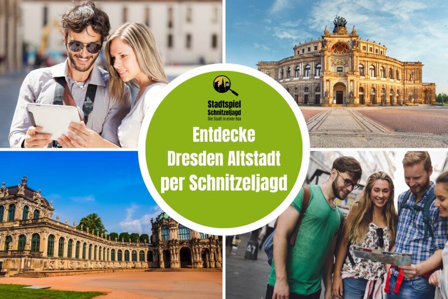 Dresden: Old Town Self-Guided Scavenger Hunt Tour - Crossing toward the river and Augustusbrücke