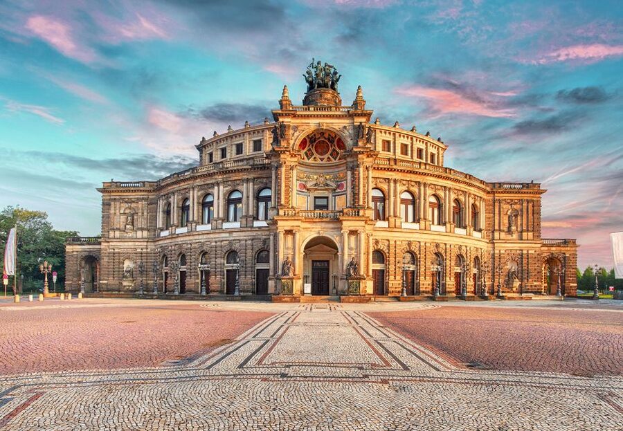 Dresden: Semperoper and Old Masters Picture Gallery - Inside the Semperoper’s ornate auditorium