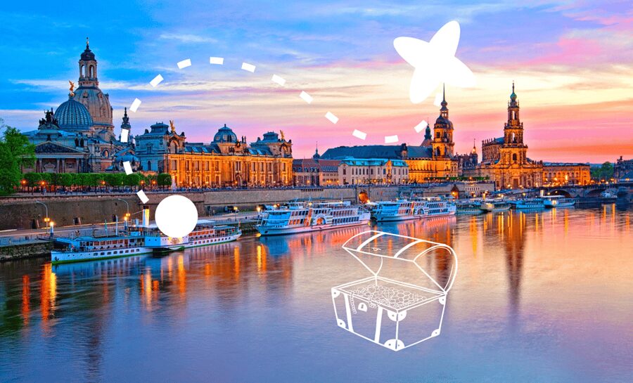 Dresden Sightseeing Treasure Hunt - Key points at a glance