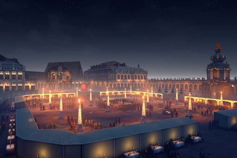 Dresden: Virtual Reality Time Travel Experience Ticket - The Hall of Mirrors and Augustus the Strong