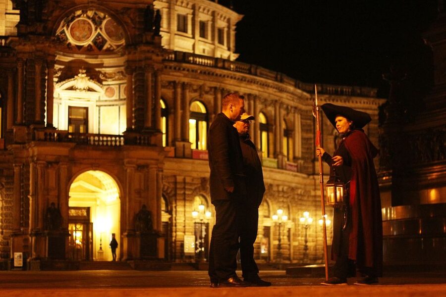 Dresden: Walking Tour with a Night Watchman and Meal - What the guide adds, and what German means here