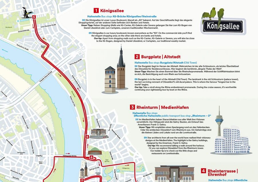 Düsseldorf: 24-Hour Hop-On Hop-Off Ticket - Key details before you board