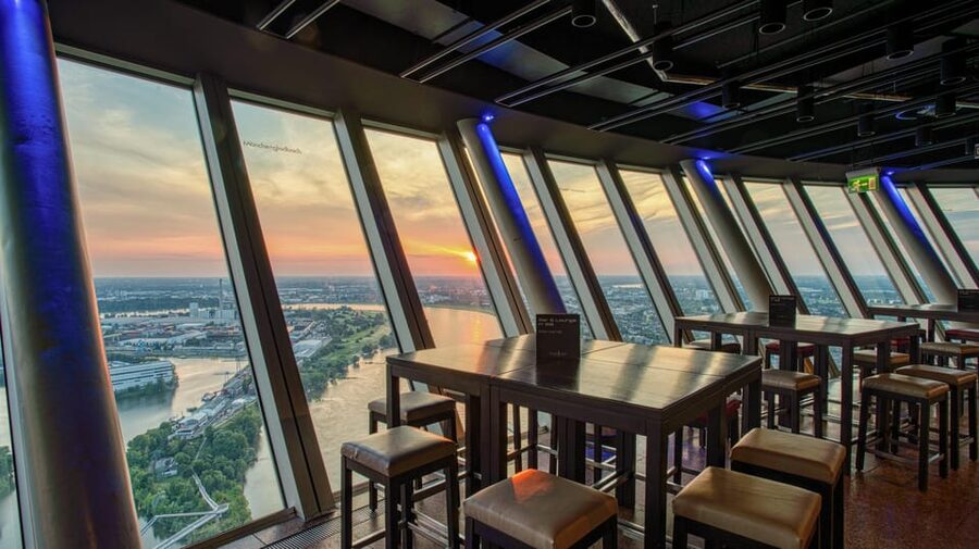 Düsseldorf: Rhine Tower Adult Entry - Choosing daylight, sunset, or a late-night visit