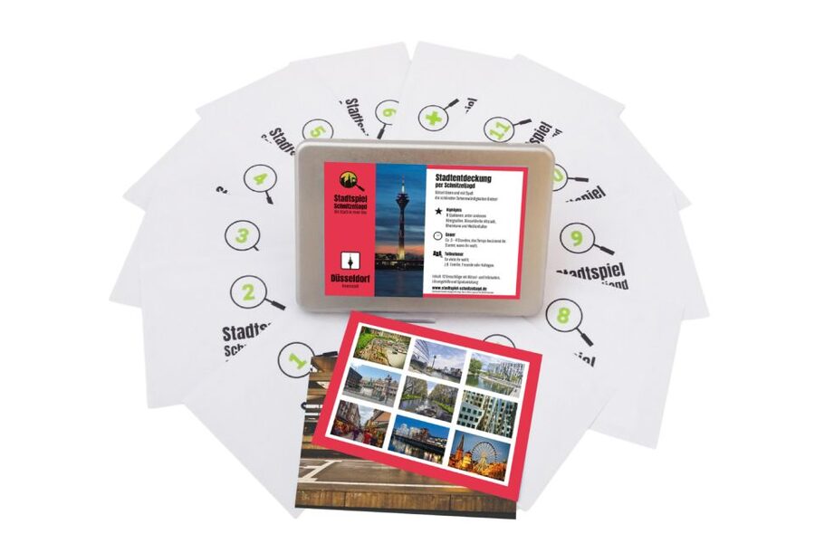 Düsseldorf: Scavenger Hunt Self-Guided Tour - The German-only format matters