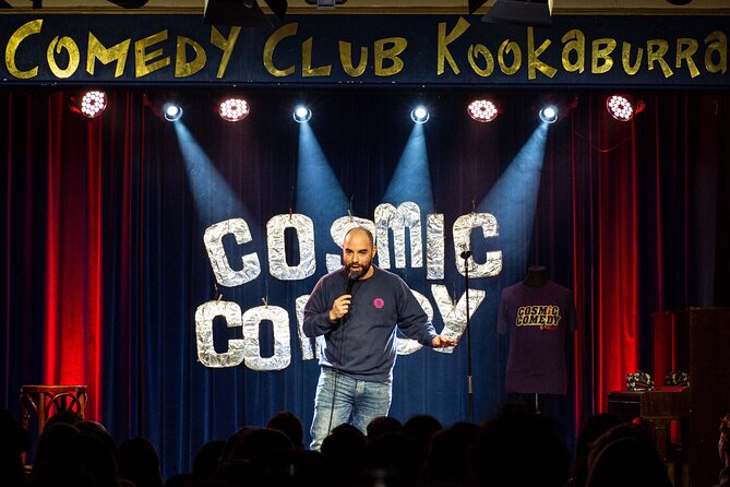 English Comedy Show with Pizza and Shots in Central Berlin - Seating, atmosphere, and audience comfort