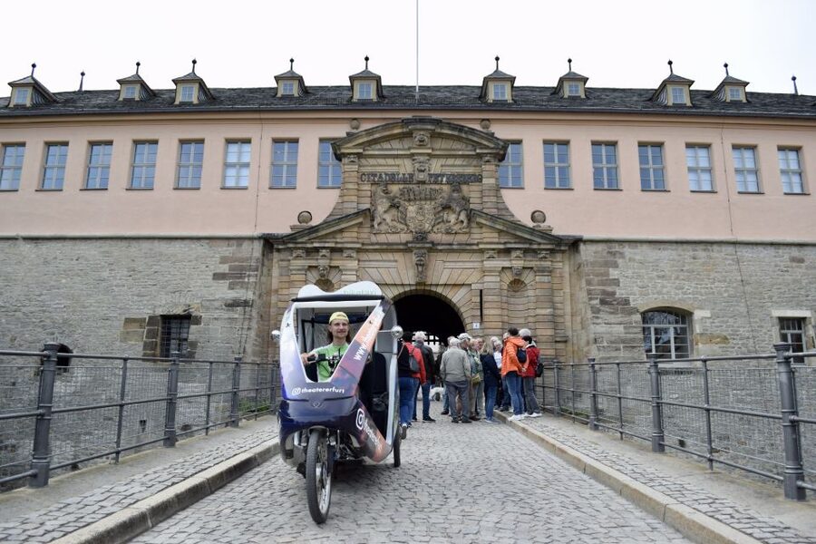 Erfurt: Guided Petersberg Citadel Tour by E-Rickshaw - The ride back to Fischmarkt