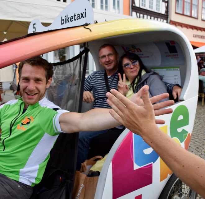 Erfurt: Private Guided Classic Old Town E-Rickshaw Tour - Key points at a glance