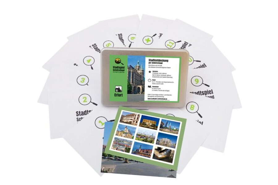 Erfurt: Schnitzeljagd, selbstgeführte Highlights-Tour - Starting at Erfurt Cathedral with a box of clues