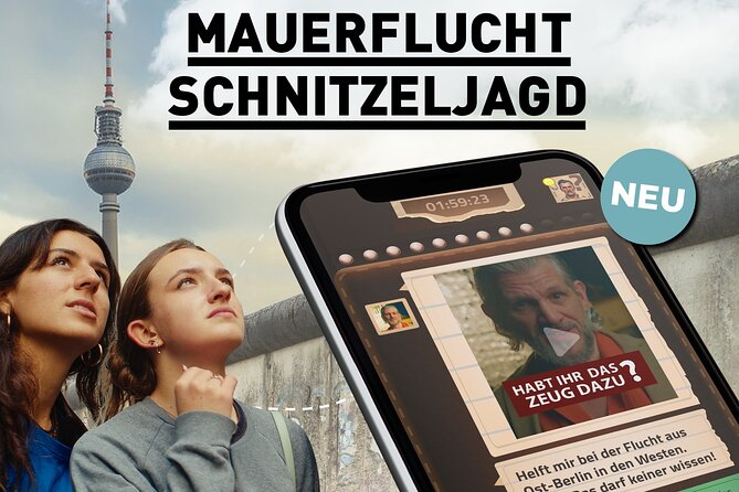 Escaping and spying on the Berlin Wall Scavenger hunt - A Berlin Wall story built around an escape