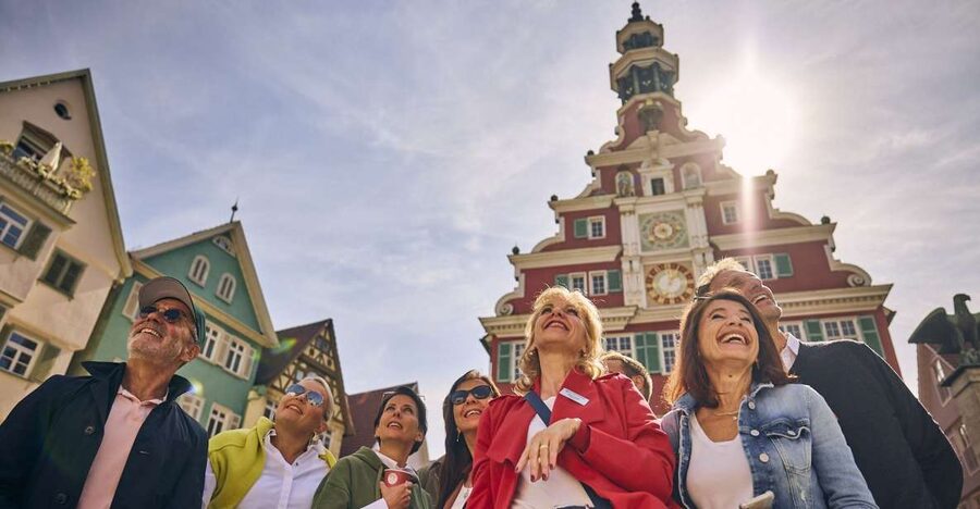 Esslingen am Neckar: Altstadtrundgang - The Old Town Hall and its gingerbread-house facade